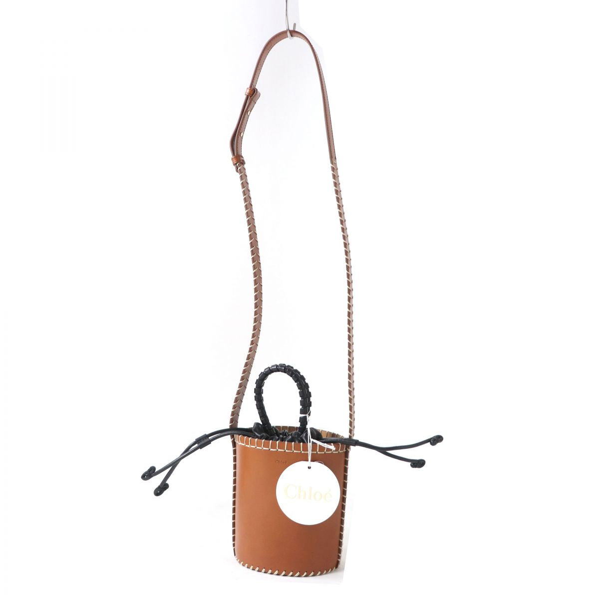 Chloe LOUELA 2WAY Leather Mini Bucket Bag