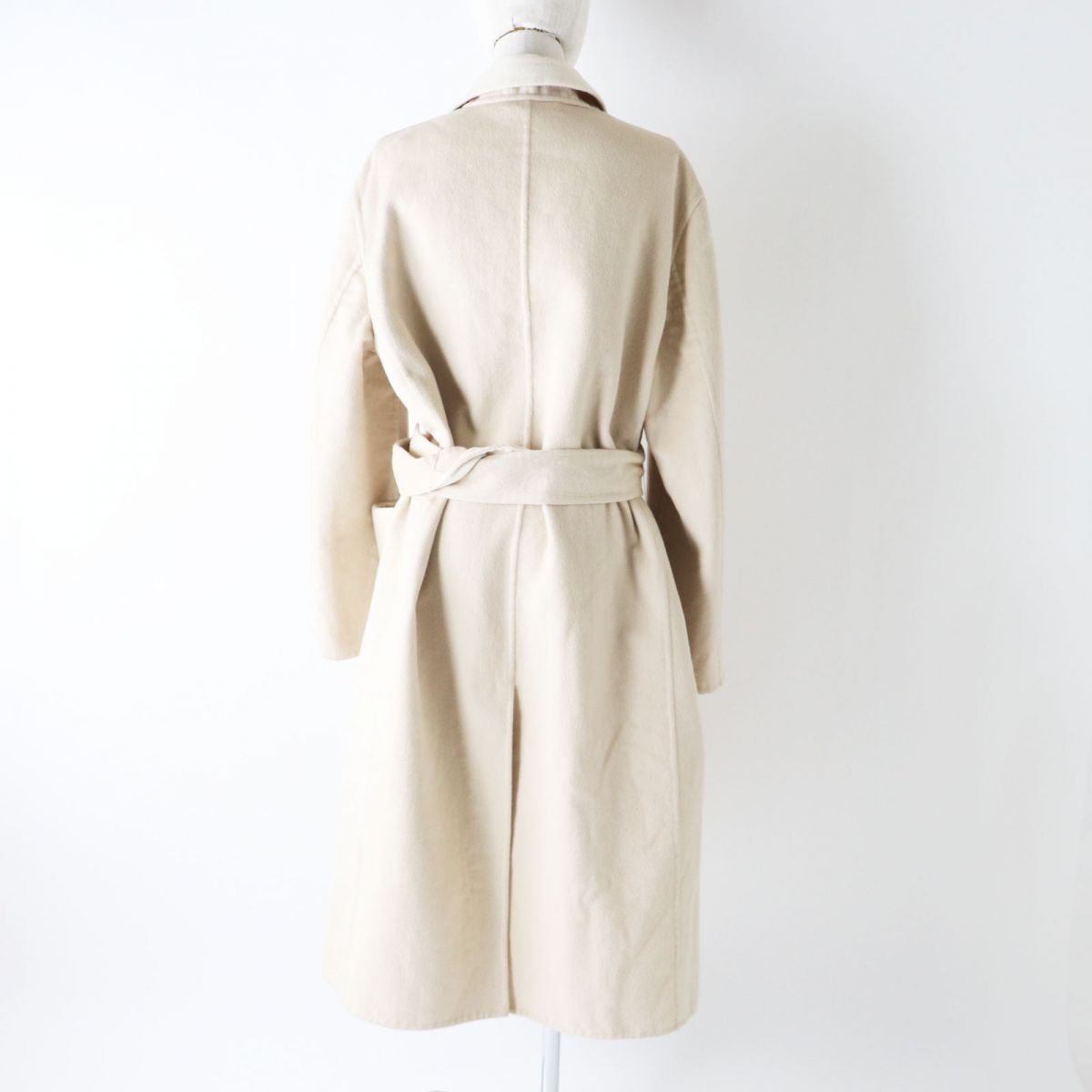 Salvatore Ferragamo Wool Angora Belted Coat