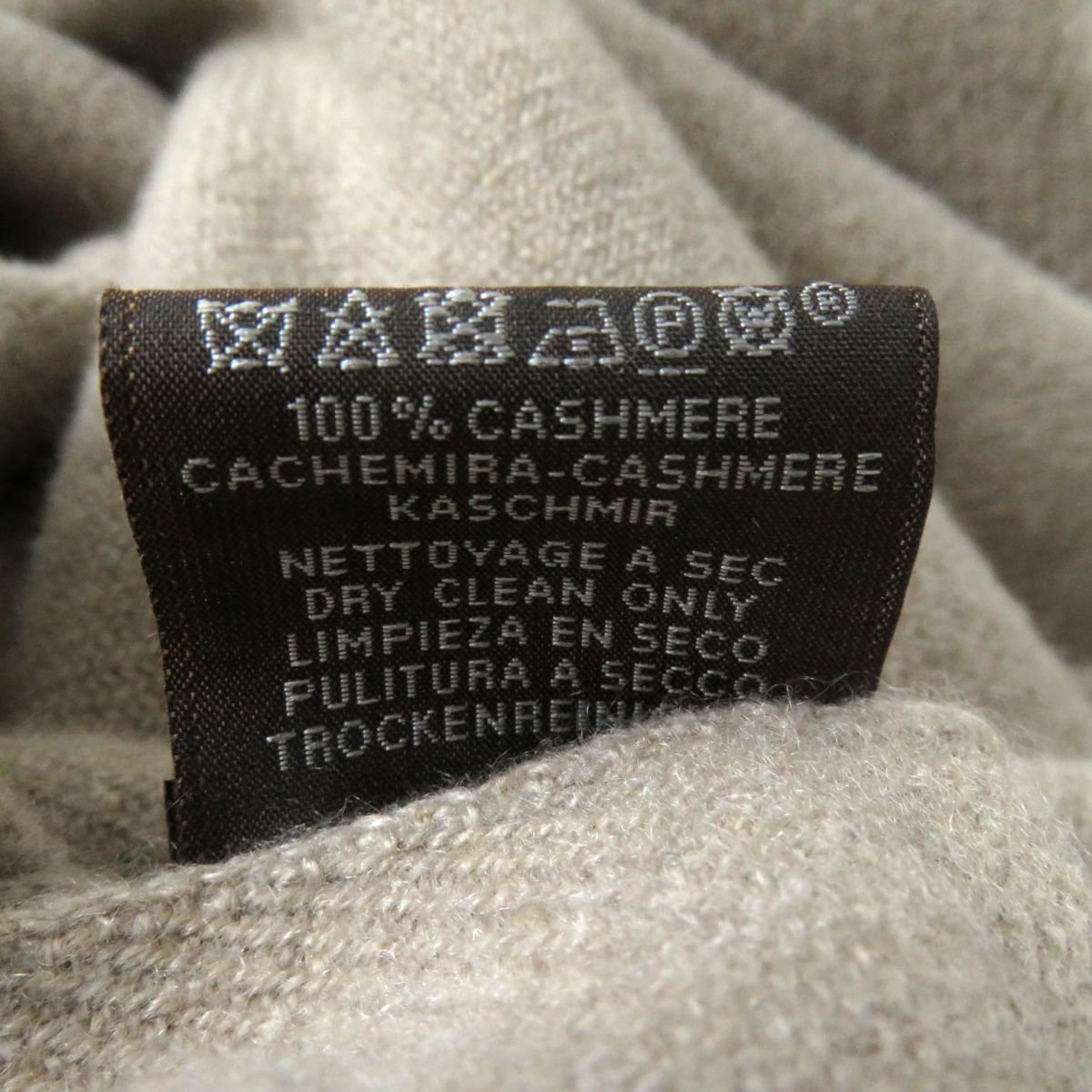 Hermes H Logo 100% Cashmere Shawl/Scarf