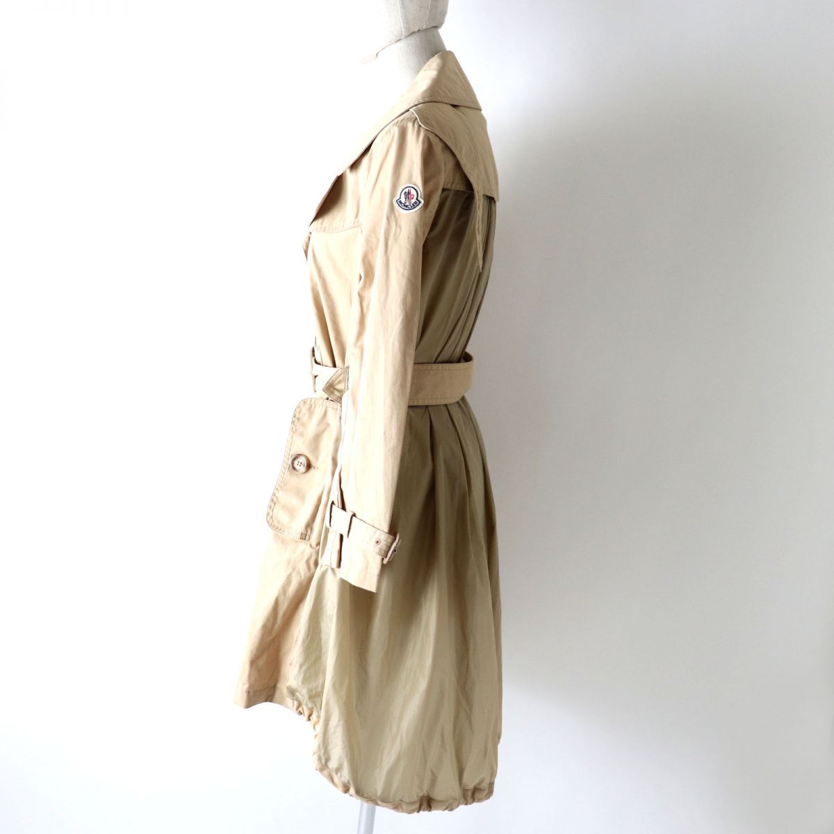 MONCLER BAVARELLE Women's Coat Beige Size 0