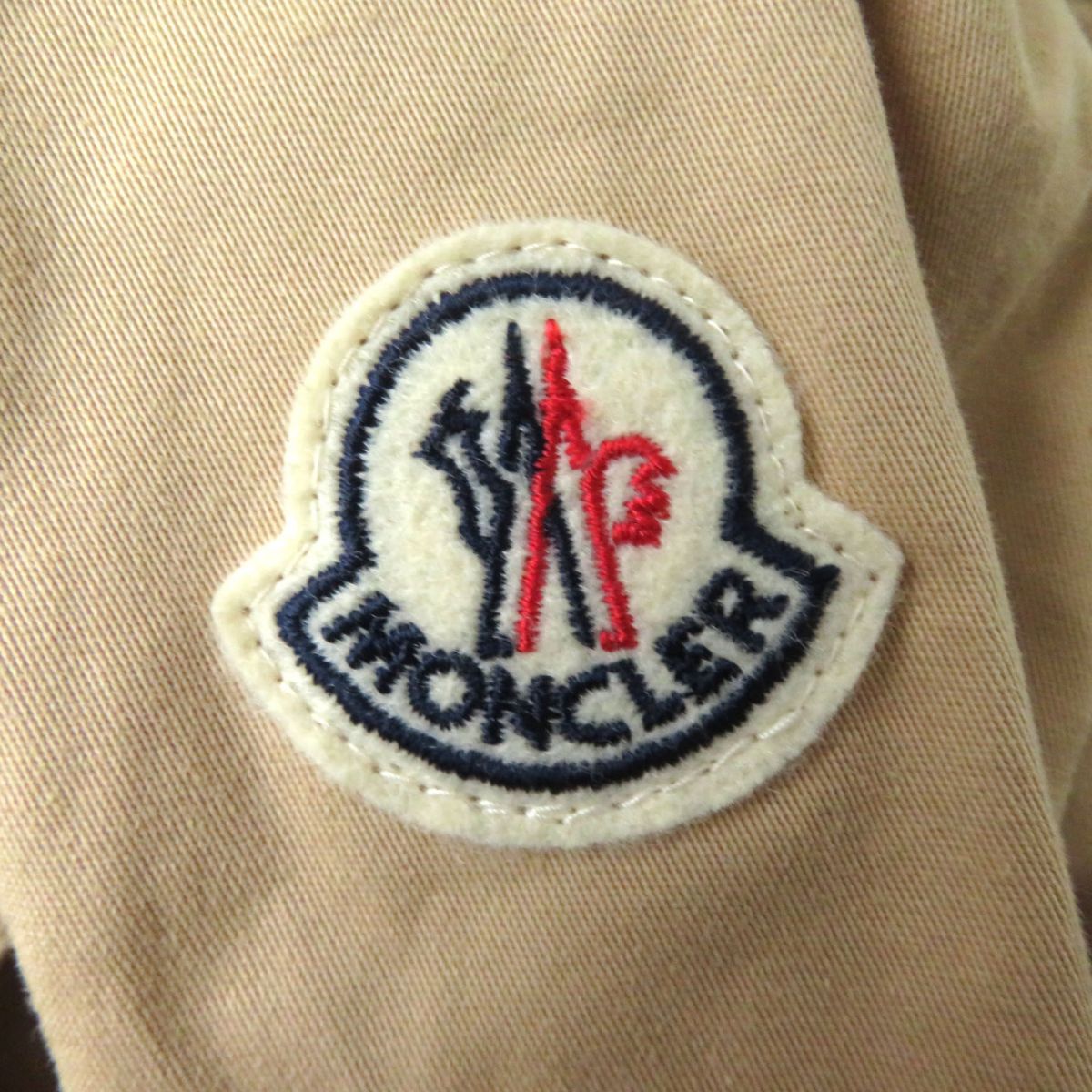 MONCLER BAVARELLE Women's Coat Beige Size 0