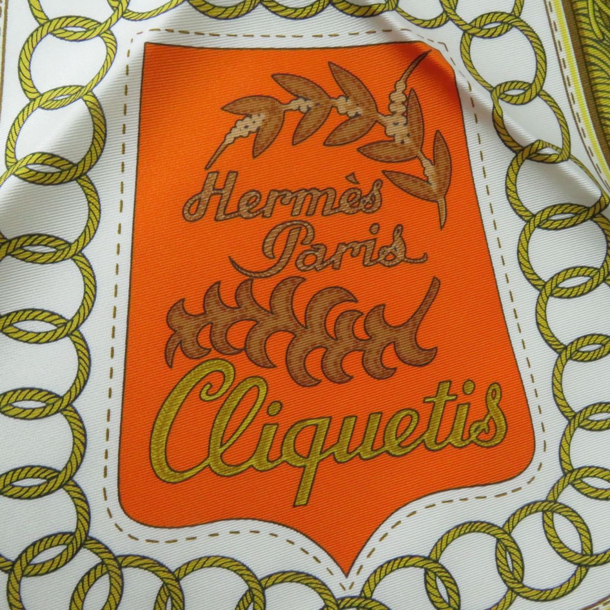 Hermes Carre 90 Cliqutis Silk Scarf