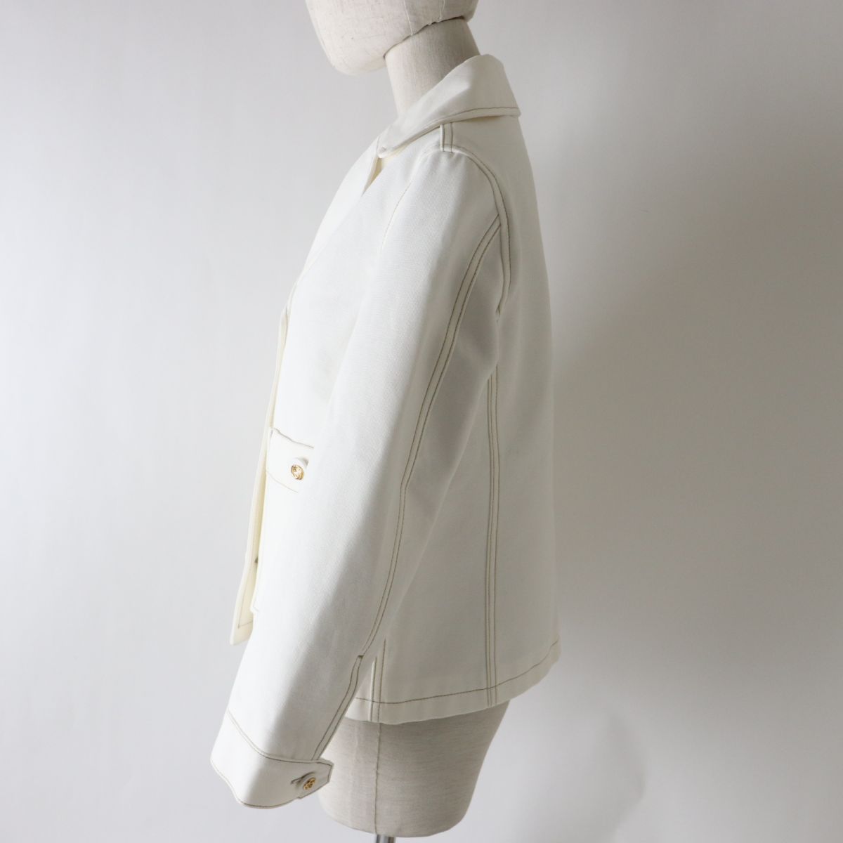 Gucci Women's Cotton Canvas Jacket White