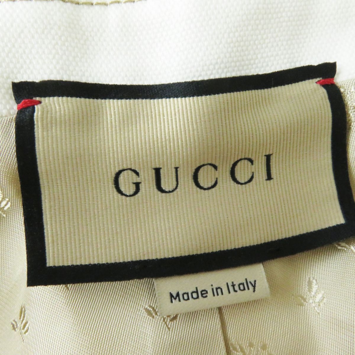 Gucci Women's Cotton Canvas Jacket White