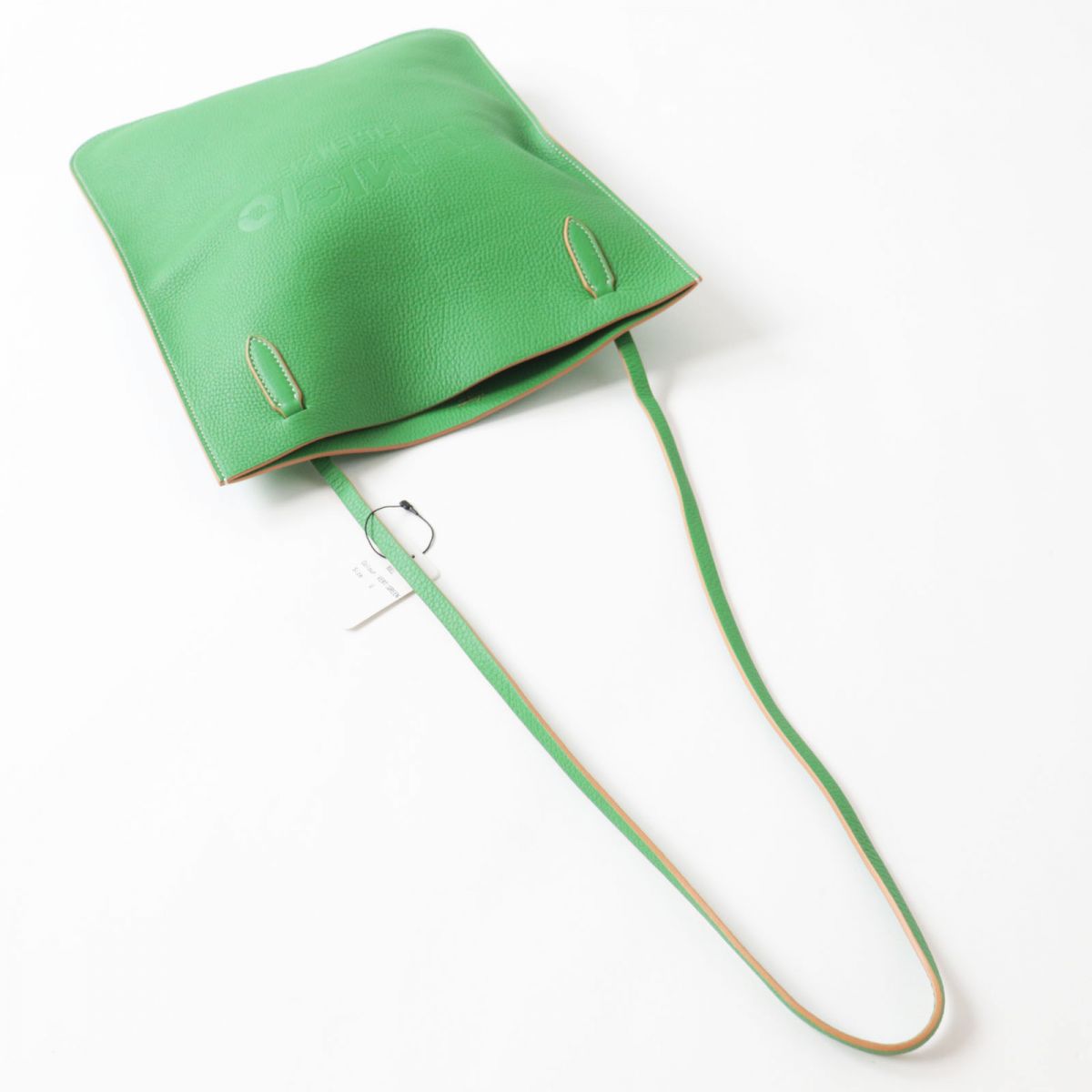 ILMICIO FIRENZE Leather Shoulder Bag Green