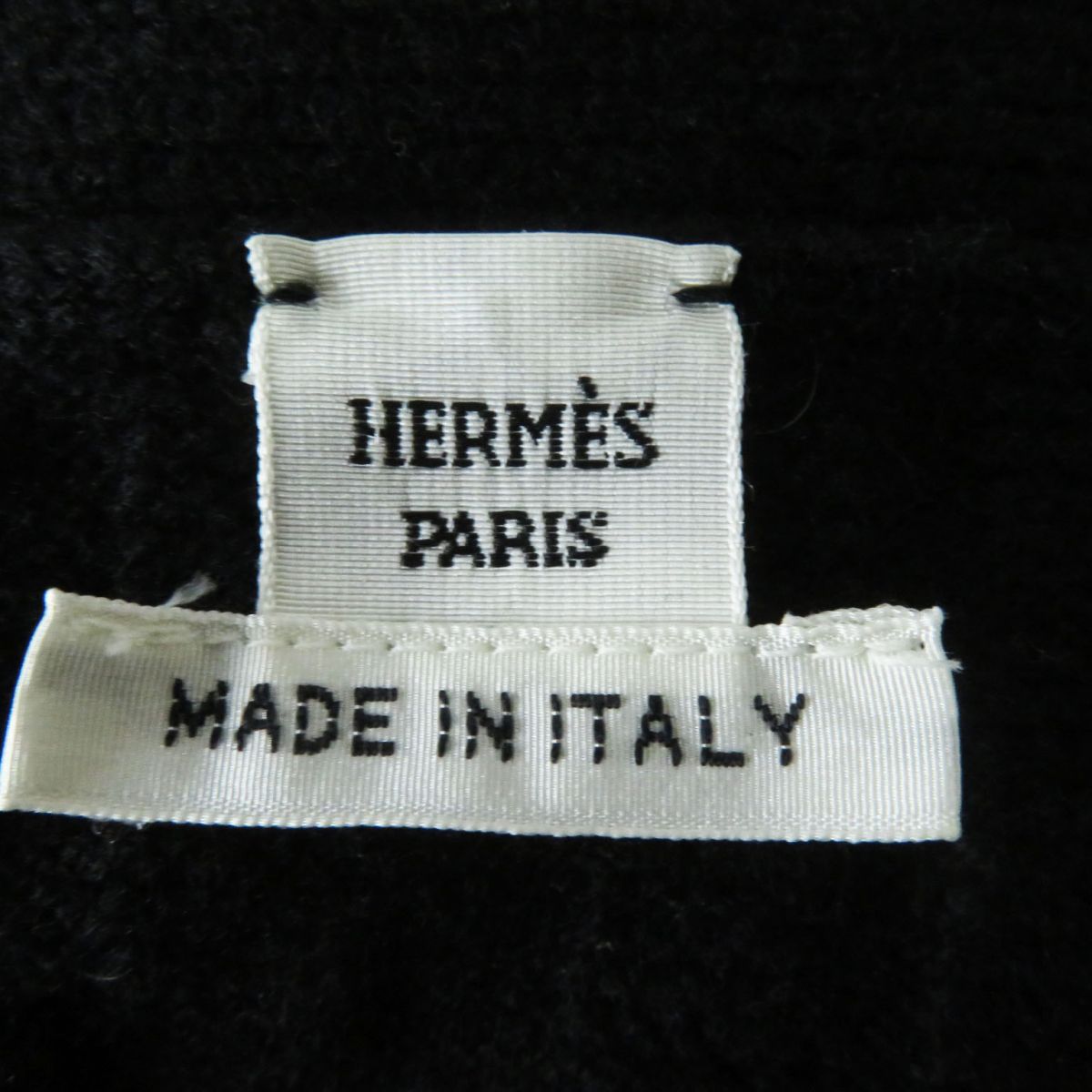 Hermes H-jacquard Knit Cardigan Black