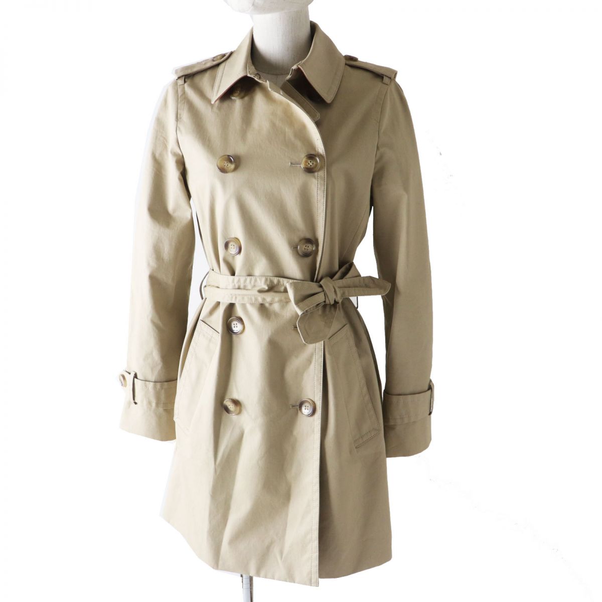 COACH Women's Trench Coat Beige XS