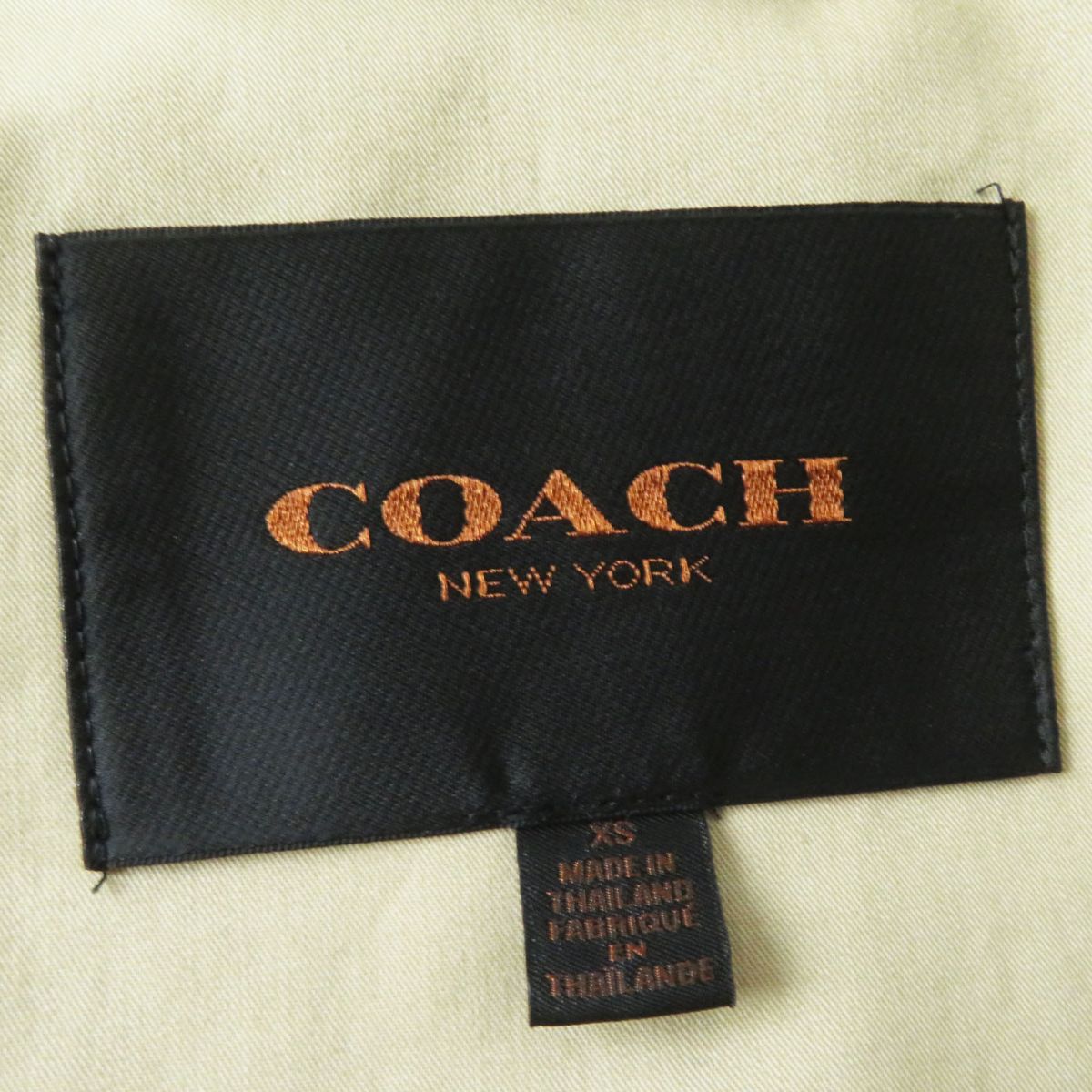 COACH Women's Trench Coat Beige XS