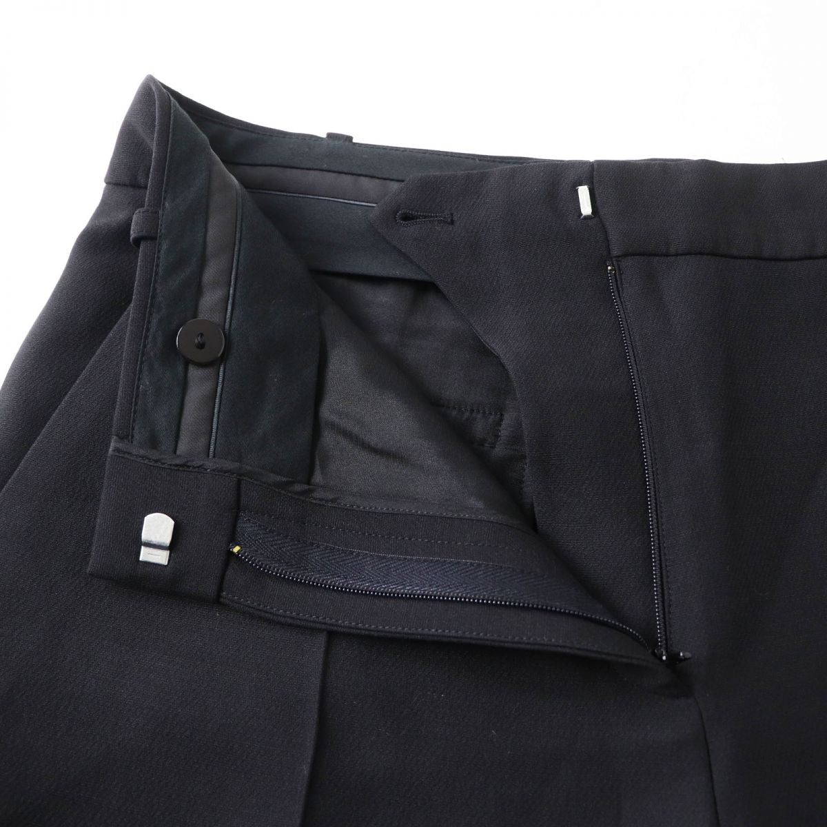 Valentino Wool Silk Cropped Pants Black Size 40