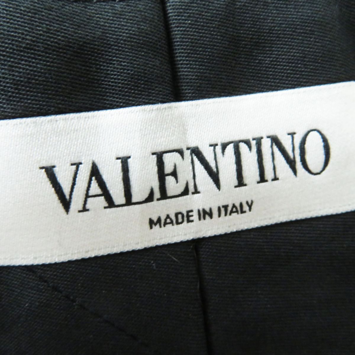 Valentino Wool Silk Cropped Pants Black Size 40