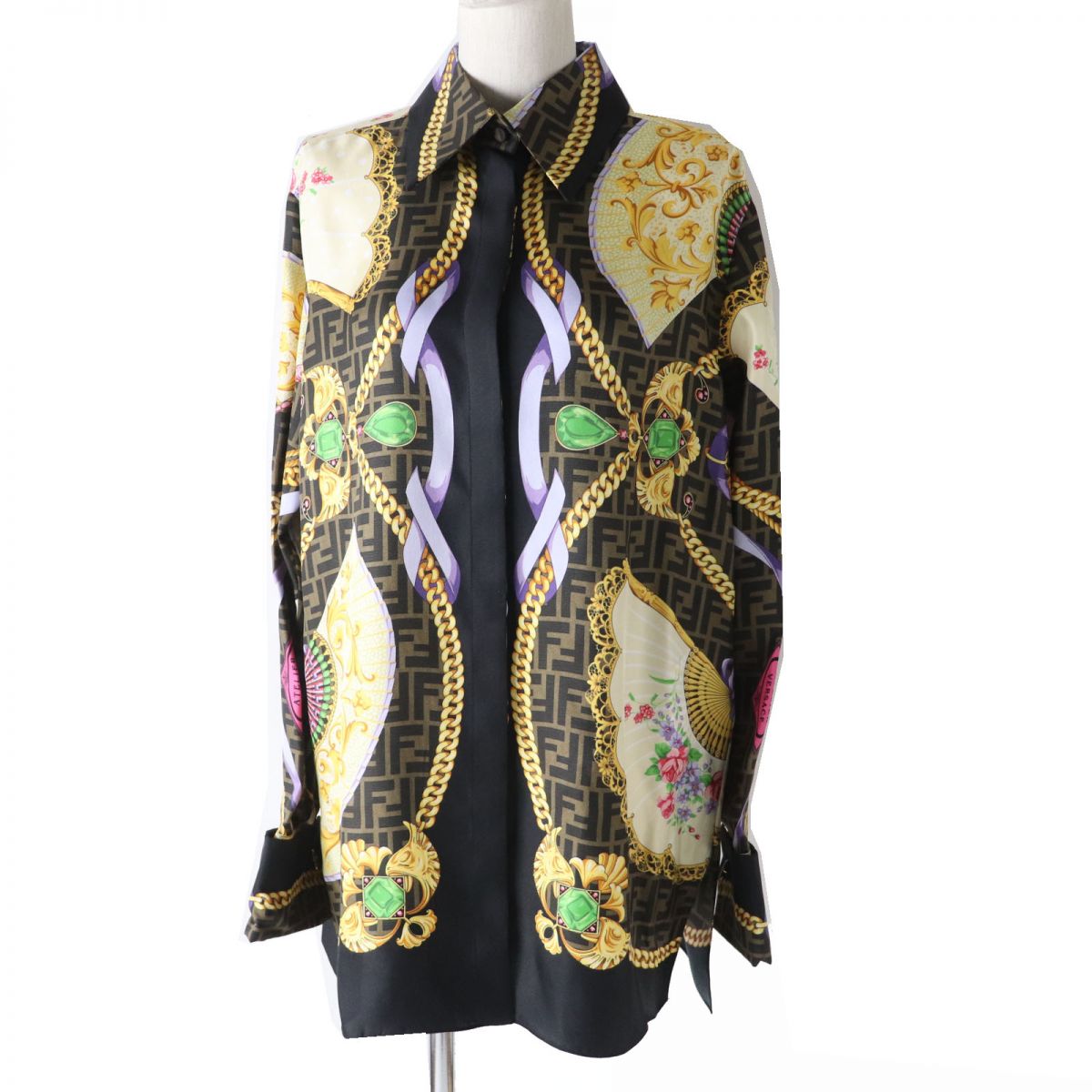 Fendi Versace Silk Shirt FS7891