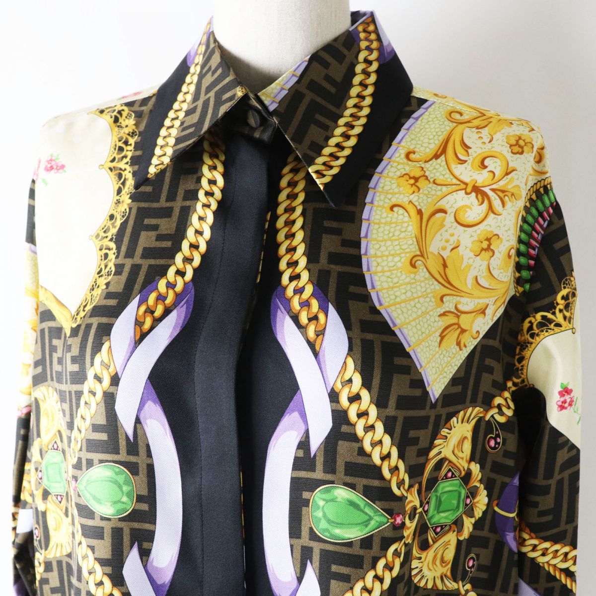 Fendi Versace Silk Shirt FS7891