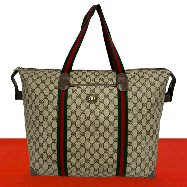 Gucci PVC Leather Tote Bag