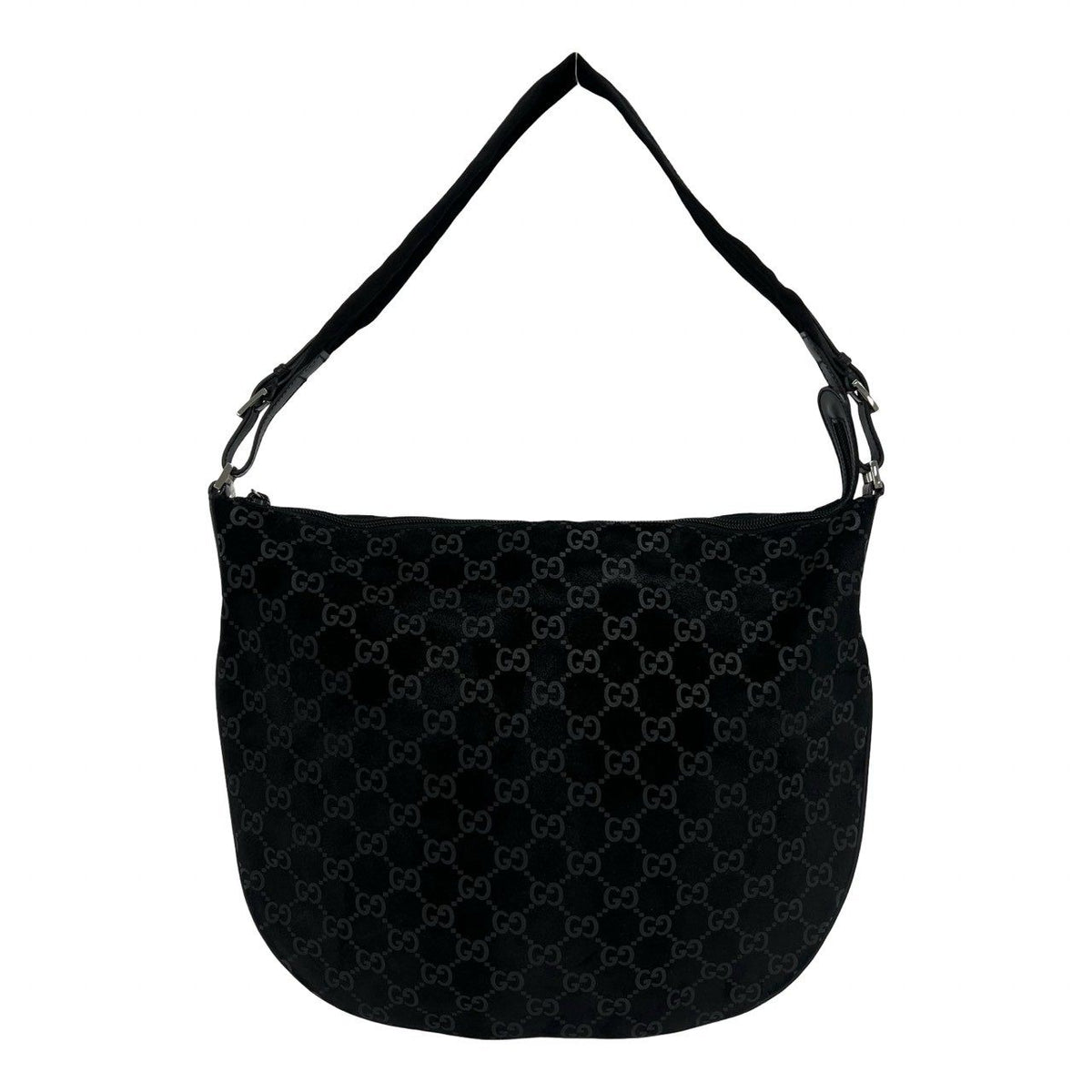 Gucci GG Suede Leather Shoulder Bag