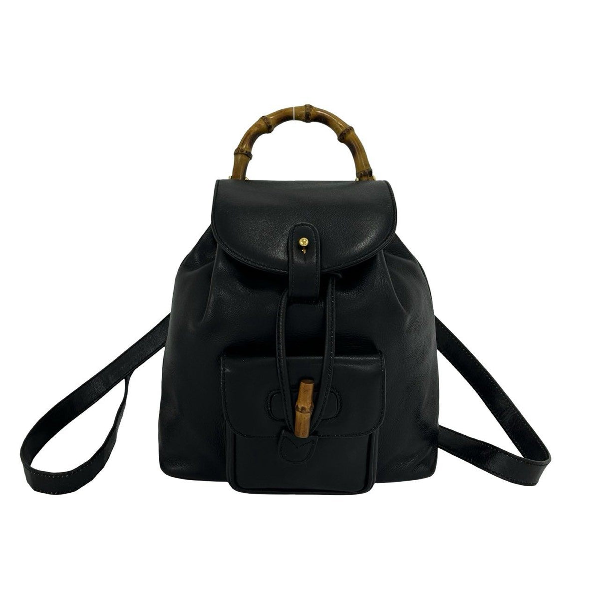 Gucci Bamboo Leather Backpack