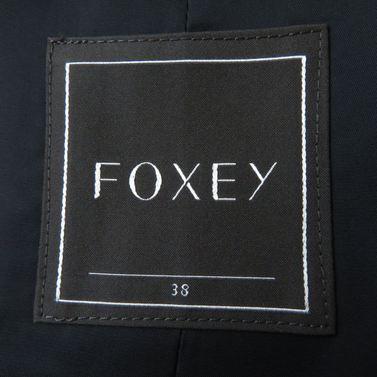 FOXEY Women's Jewel Evening Coat with Brooch, Black