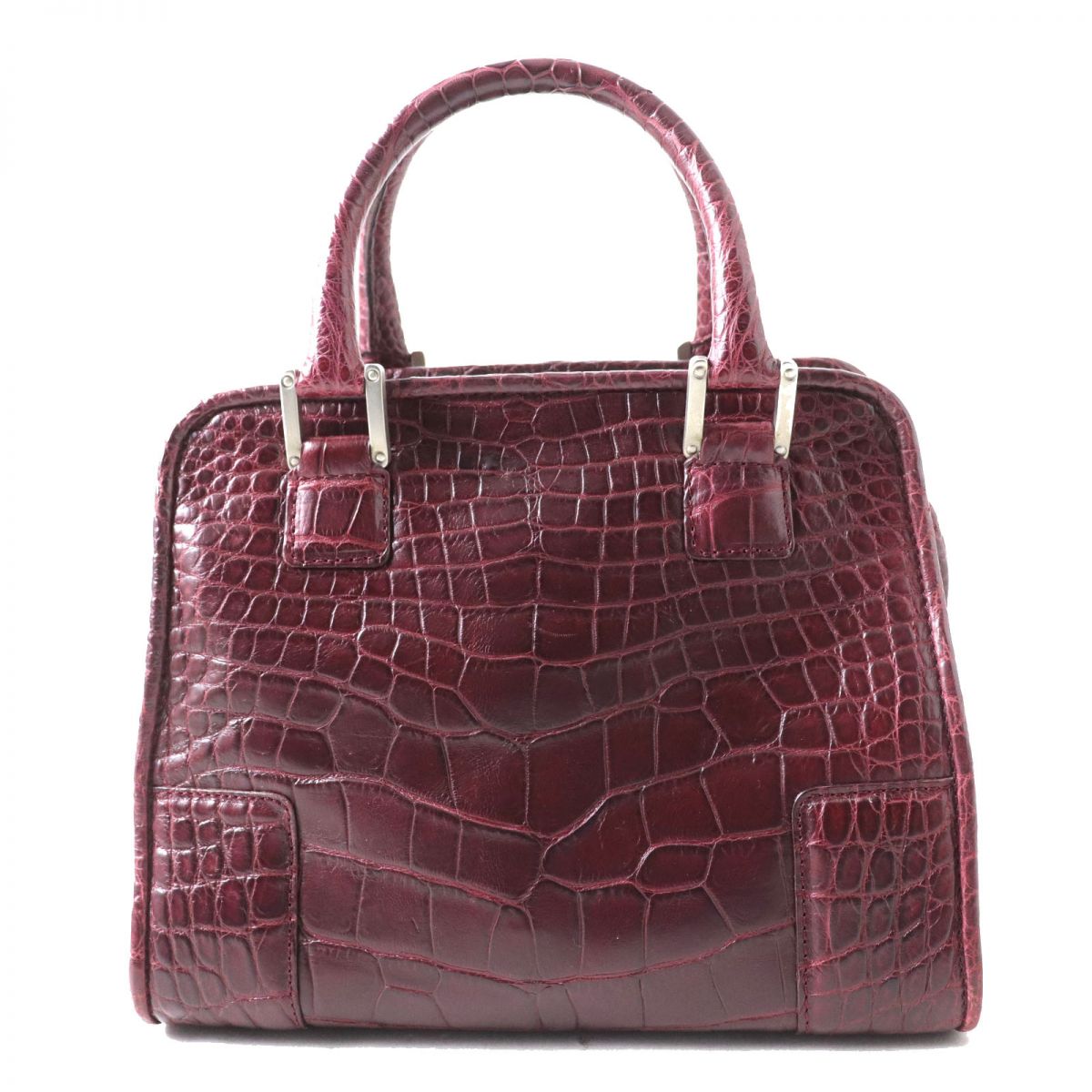 Loewe Amazona Crocodile Leather Handbag