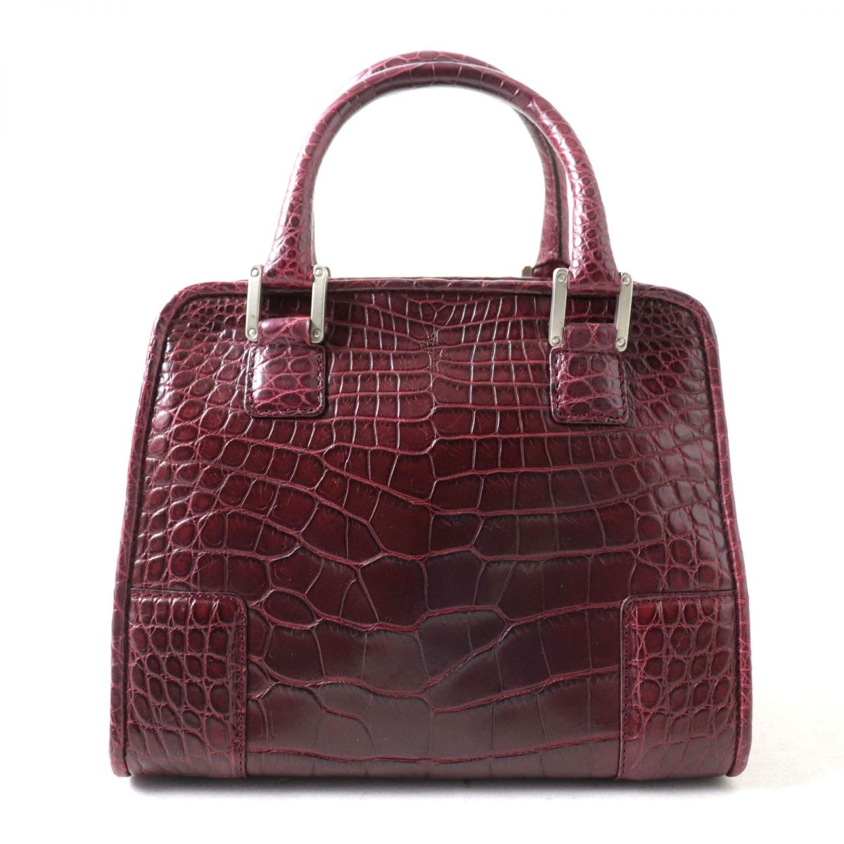 Loewe Amazona Crocodile Leather Handbag