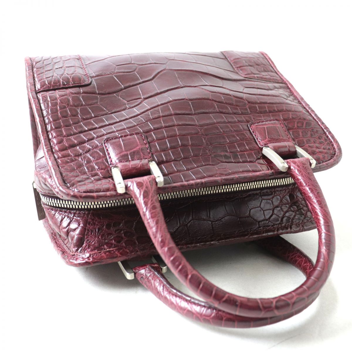 Loewe Amazona Crocodile Leather Handbag