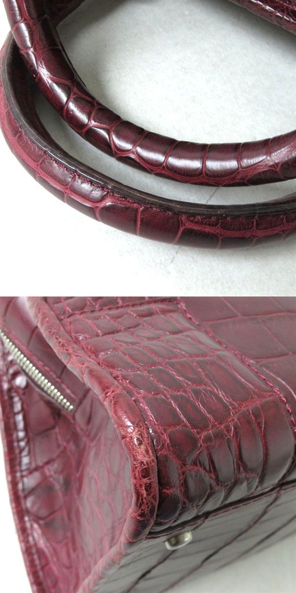 Loewe Amazona Crocodile Leather Handbag