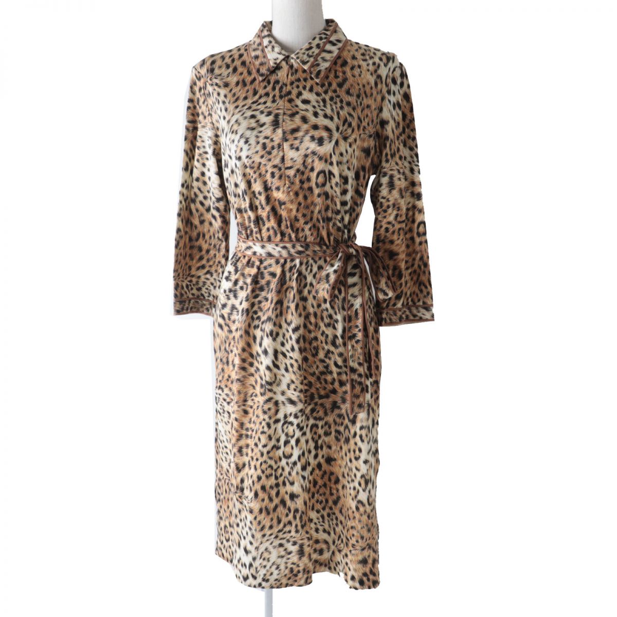 LEONARD FASHION Leopard Pattern Long Dress