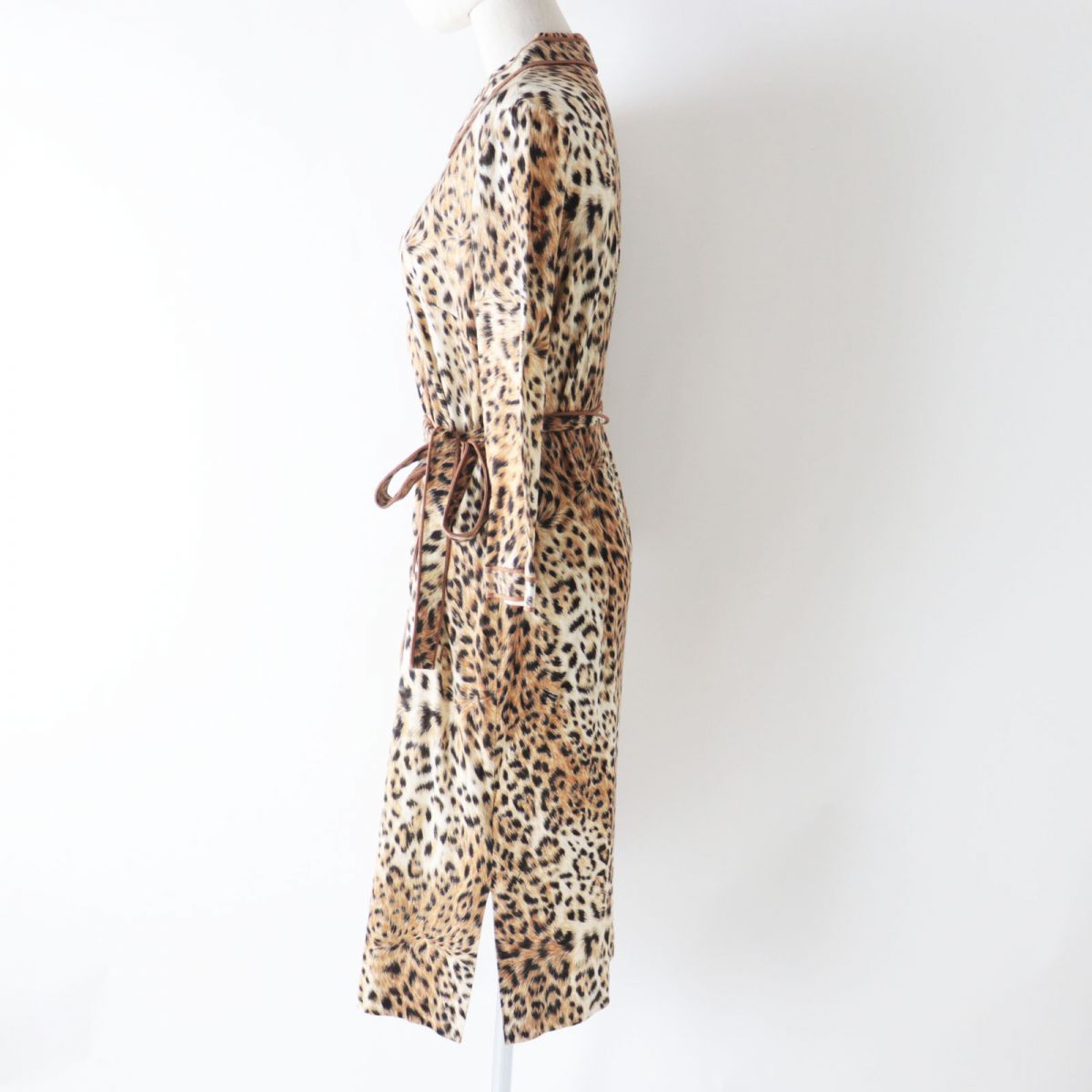 LEONARD FASHION Leopard Pattern Long Dress