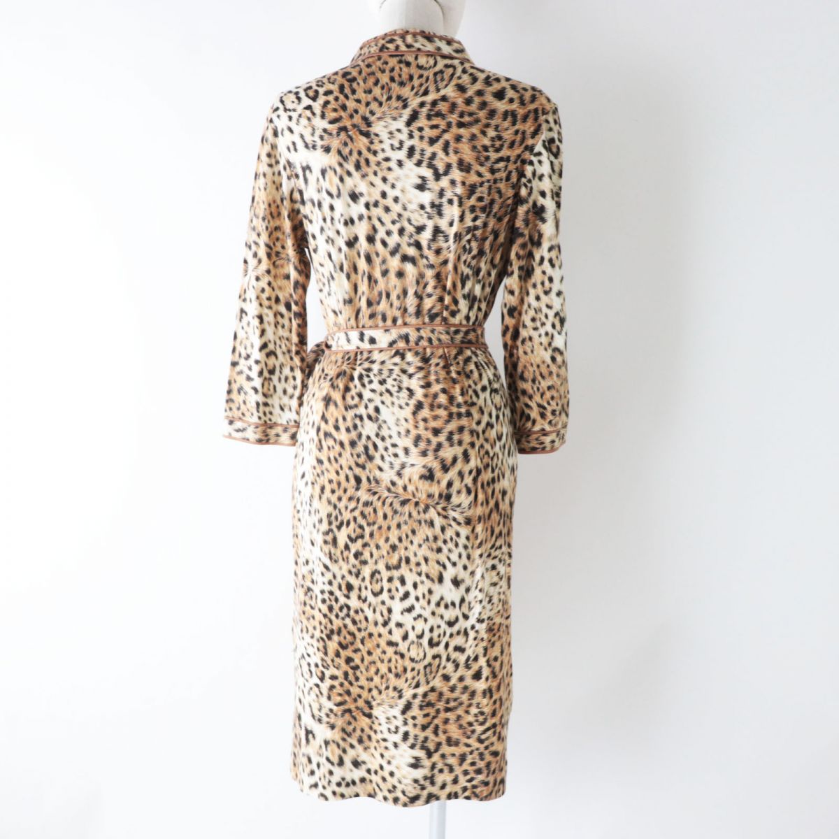 LEONARD FASHION Leopard Pattern Long Dress