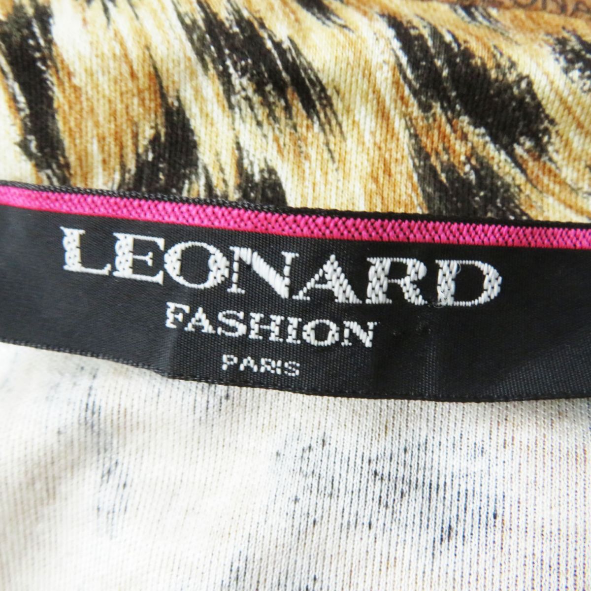 LEONARD FASHION Leopard Pattern Long Dress