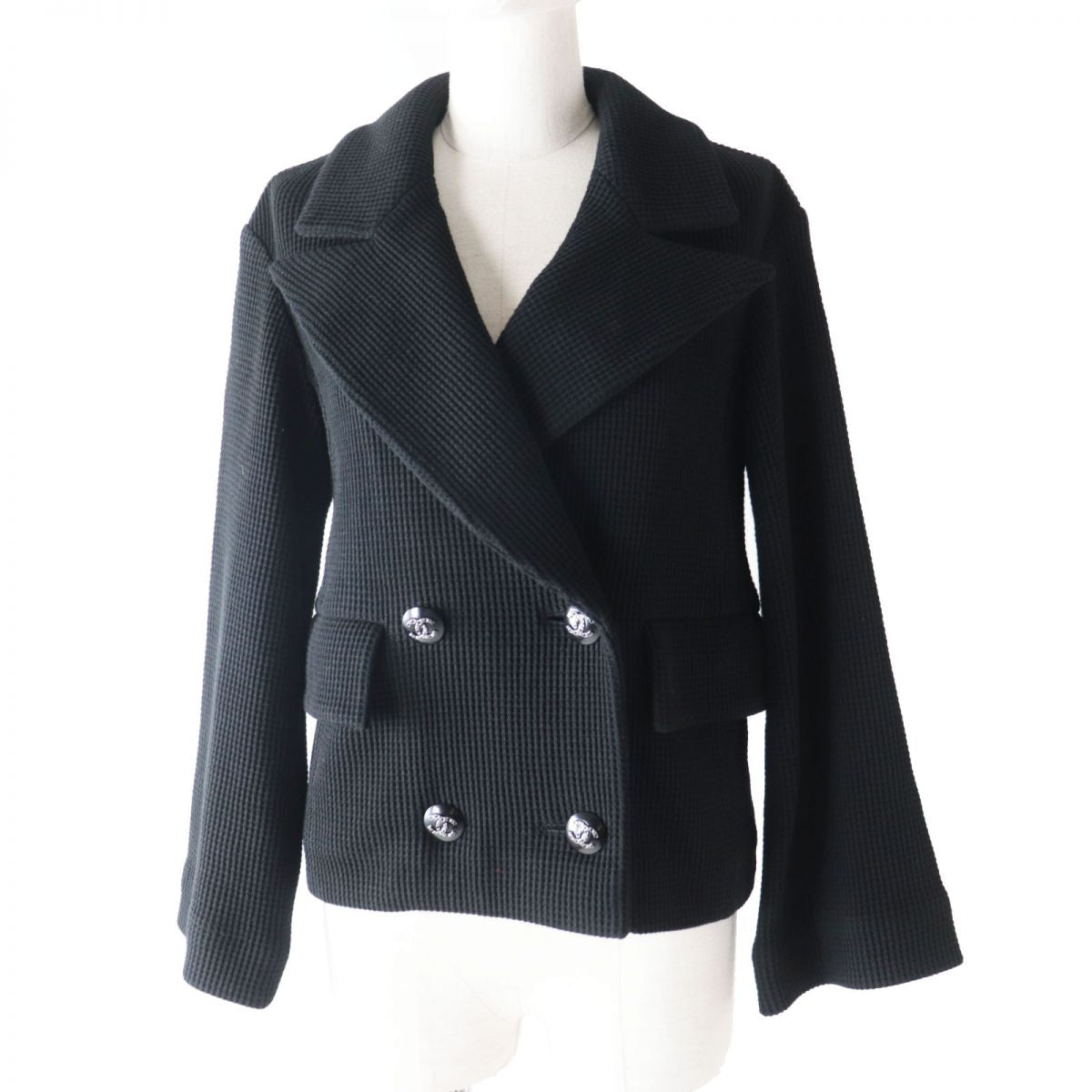 Chanel Women's Double Jacket Black 34