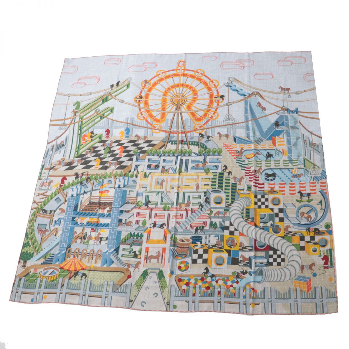 Hermes Cashmere Silk Scarf 140cm