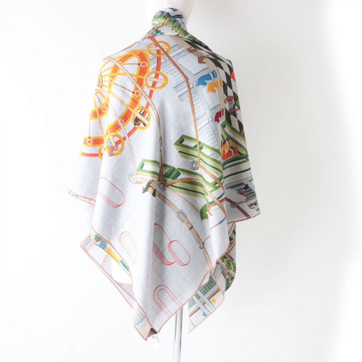 Hermes Cashmere Silk Scarf 140cm