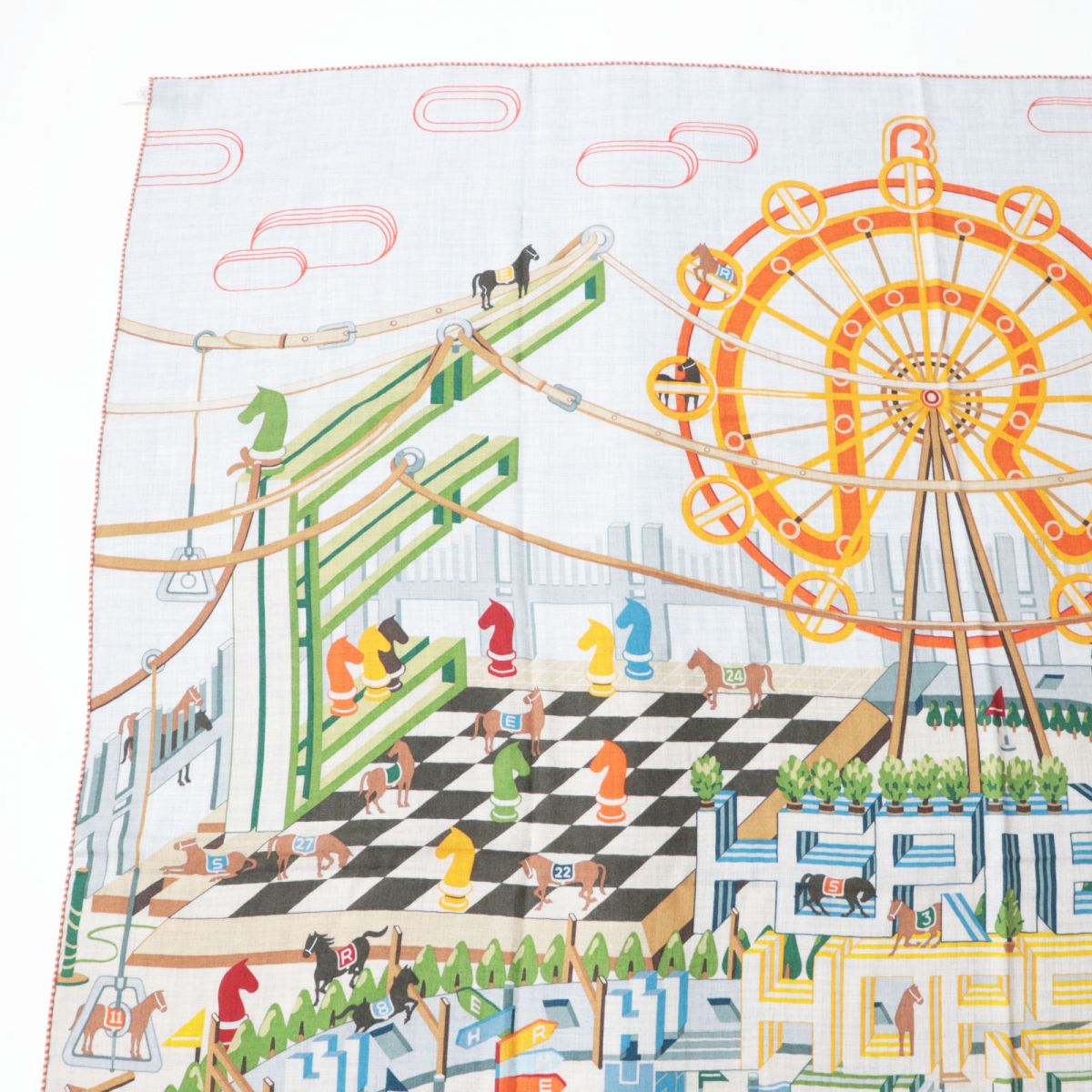 Hermes Cashmere Silk Scarf 140cm