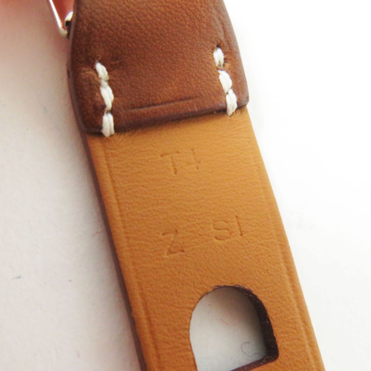 Hermes Amar Fauve Leather Bracelet T4