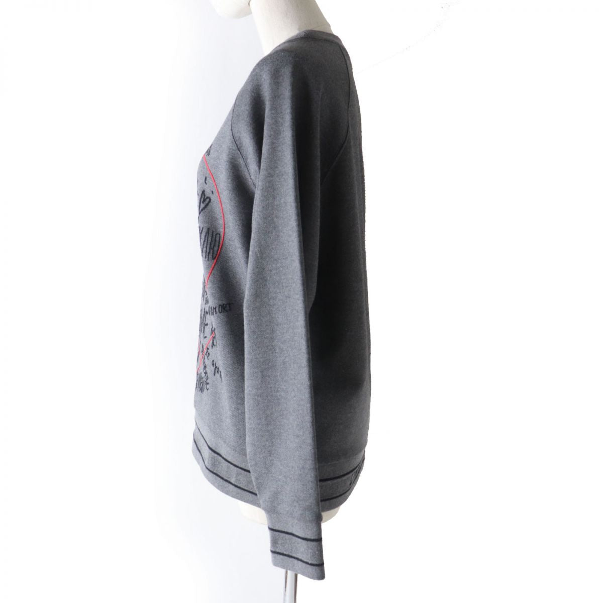 Dior Amour Graffiti Sweatshirt Grey 38