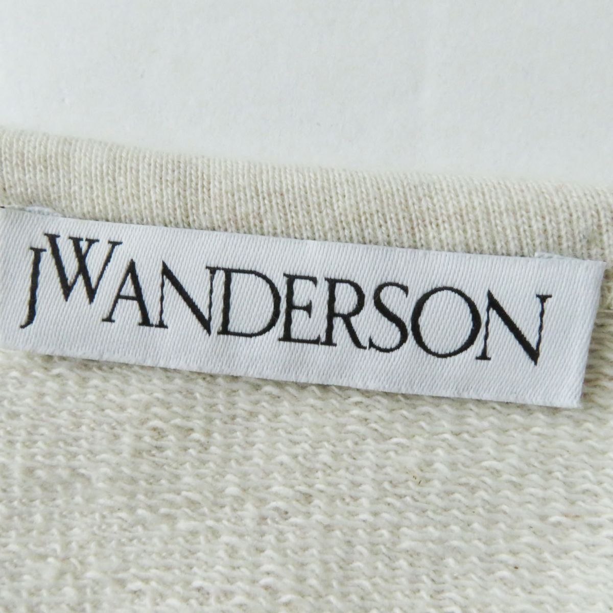 JW ANDERSON Women's Logo Pullover Sweatshirt Beige XS