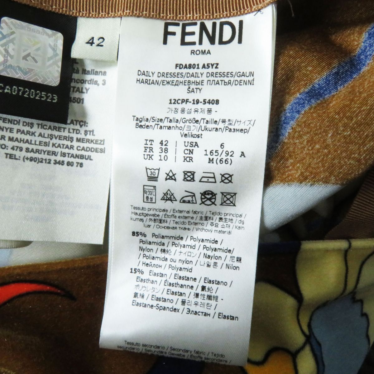 Fendi Floral Print Dress FDA801