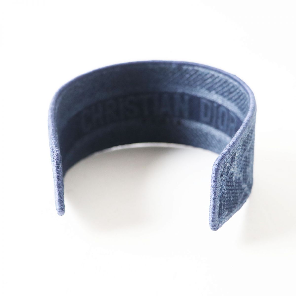 Christian Dior Denim Headband Indigo Blue