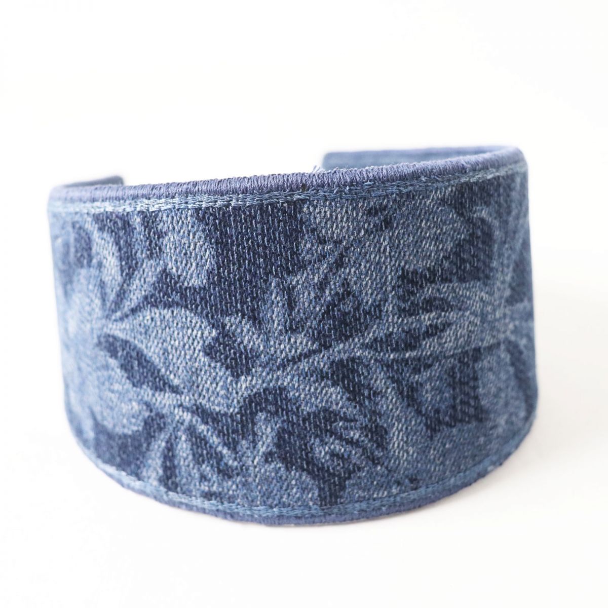 Christian Dior Denim Headband Indigo Blue