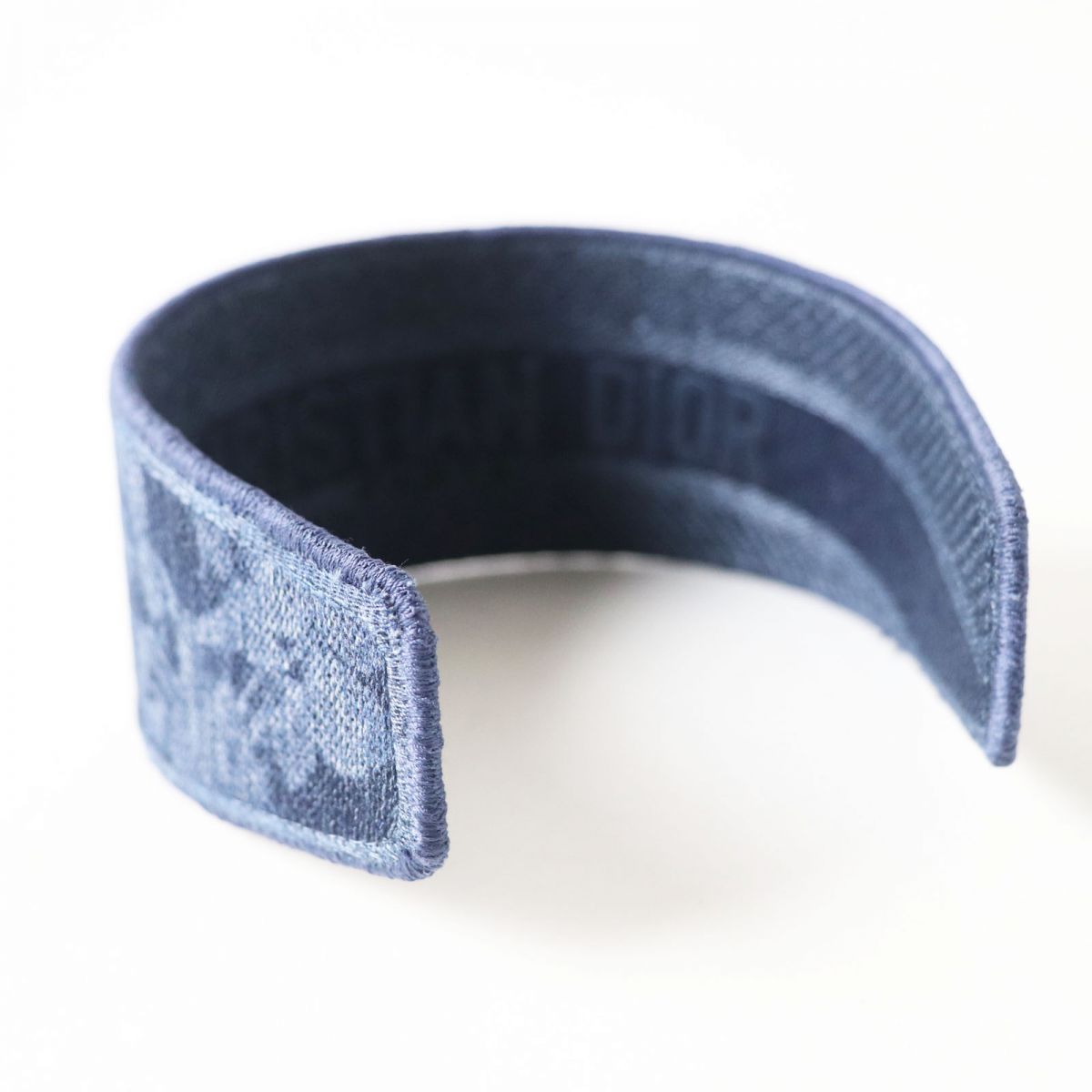 Christian Dior Denim Headband Indigo Blue