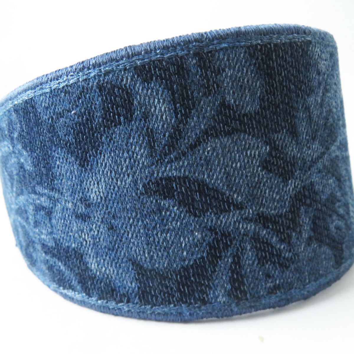 Christian Dior Denim Headband Indigo Blue