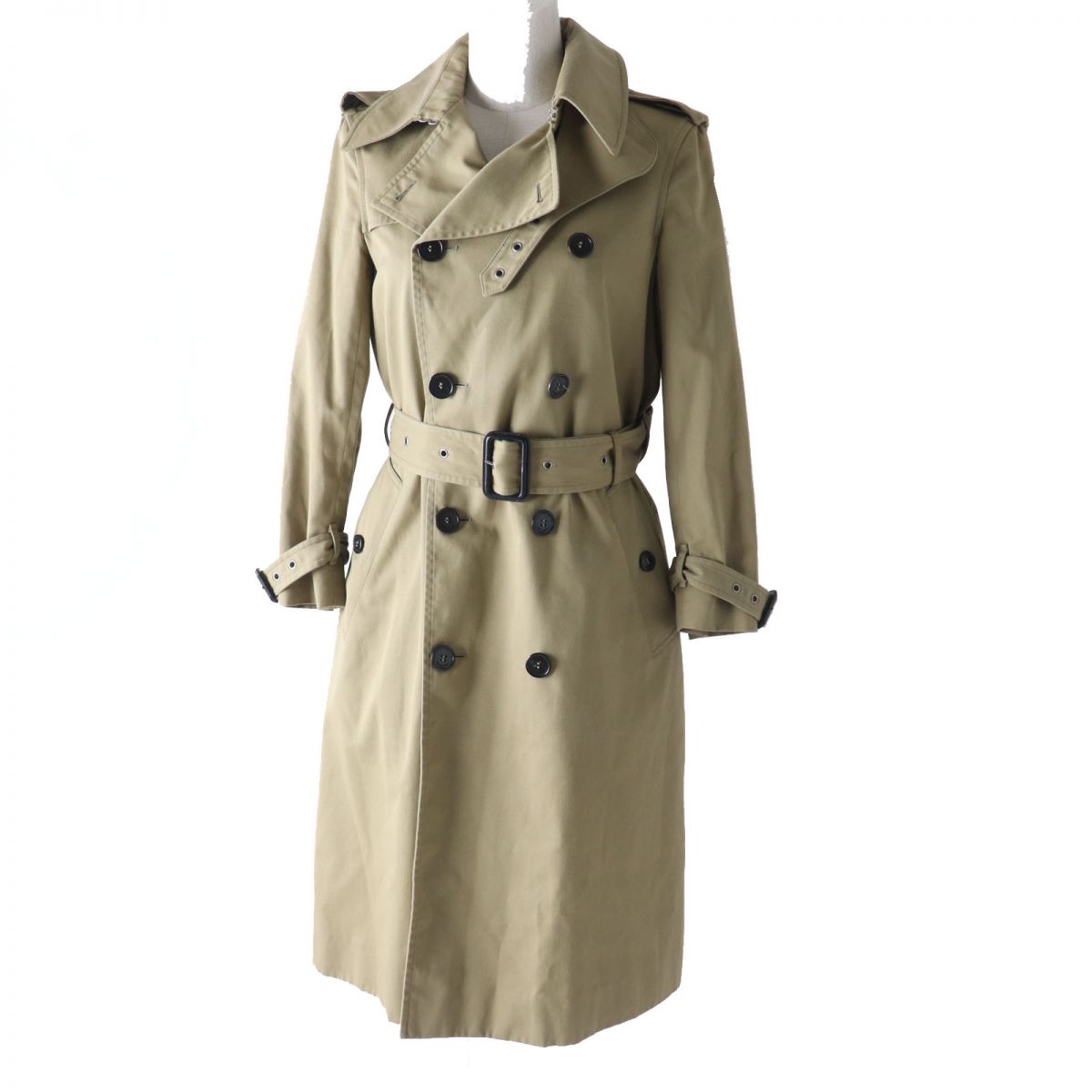 Saint Laurent Women's Trench Coat Beige 34