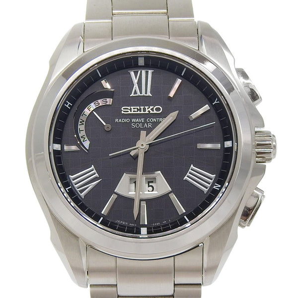 Seiko Brightz Stainless Steel Mens Watch