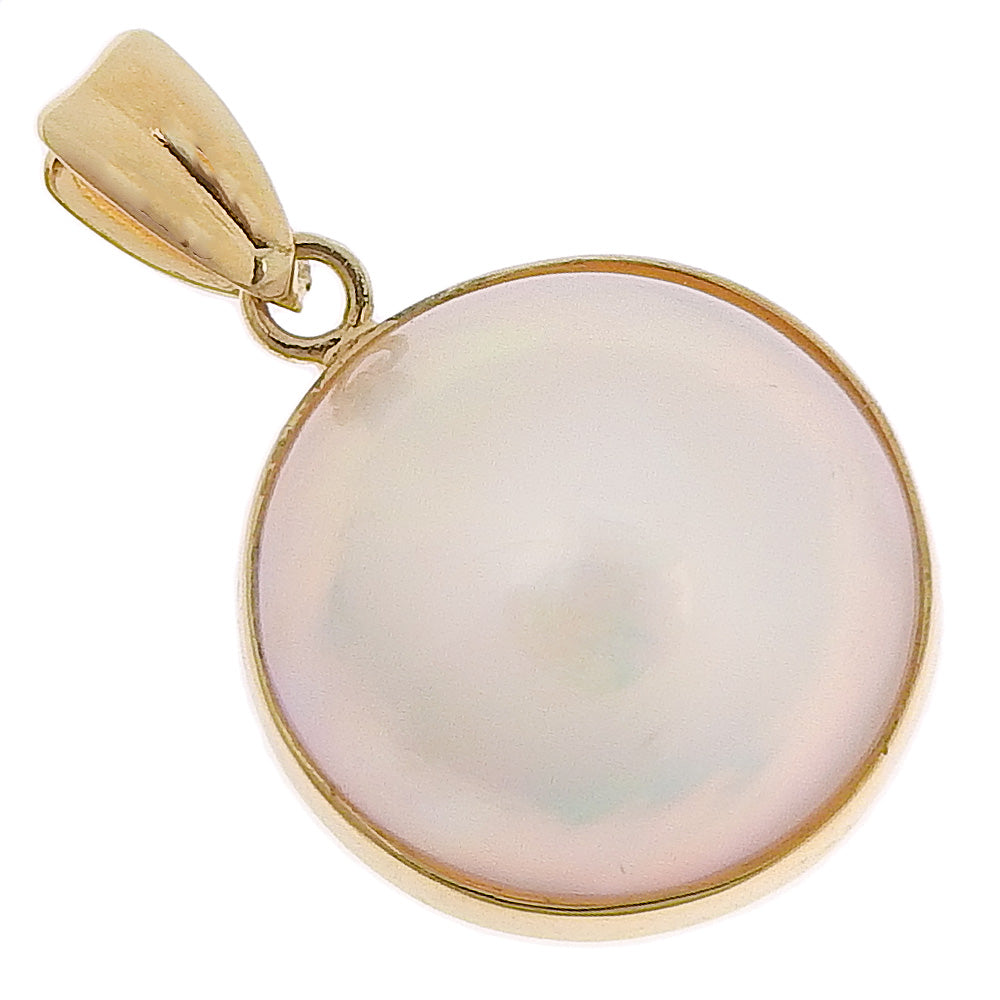 Pearl Pendant Top K18 Yellow Gold