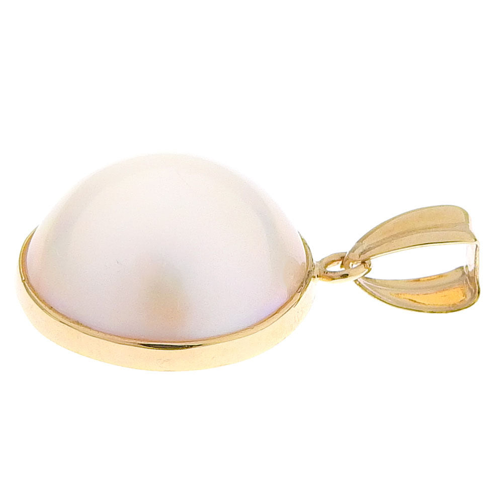 Pearl Pendant Top K18 Yellow Gold