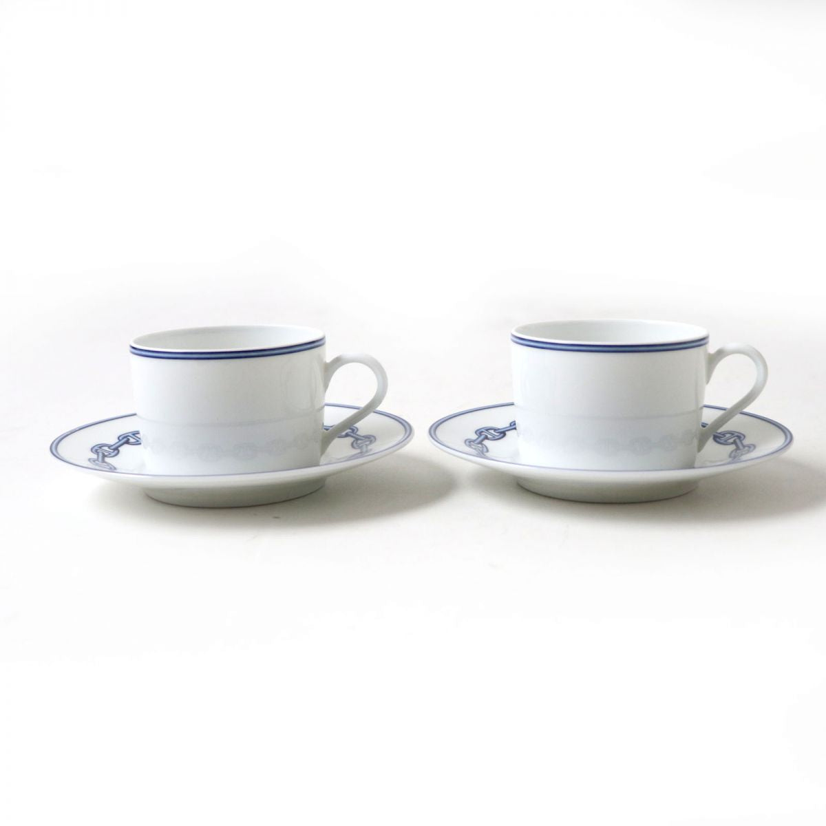 Hermes Chaine d'Ancre Cup Saucer Set