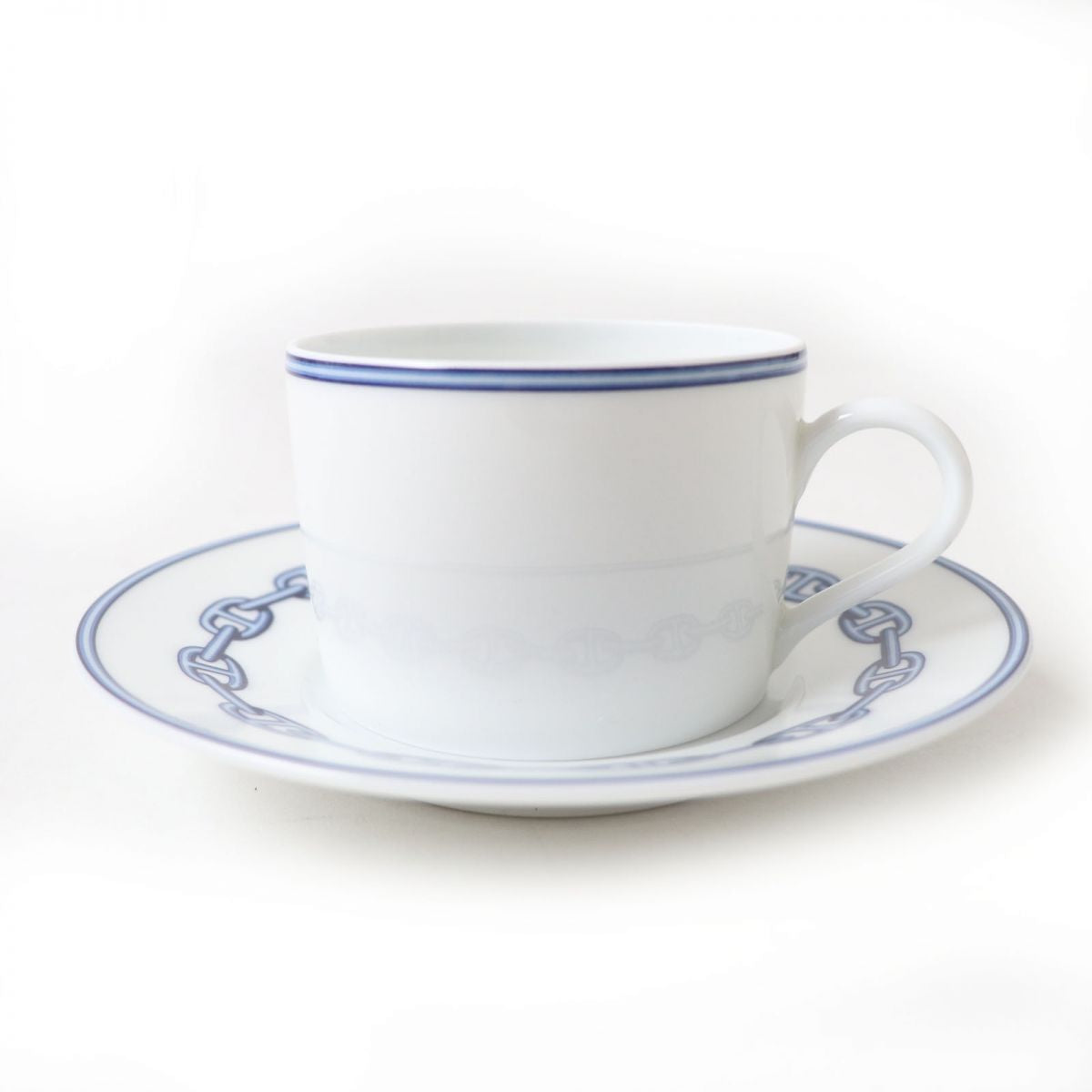 Hermes Chaine d'Ancre Cup Saucer Set