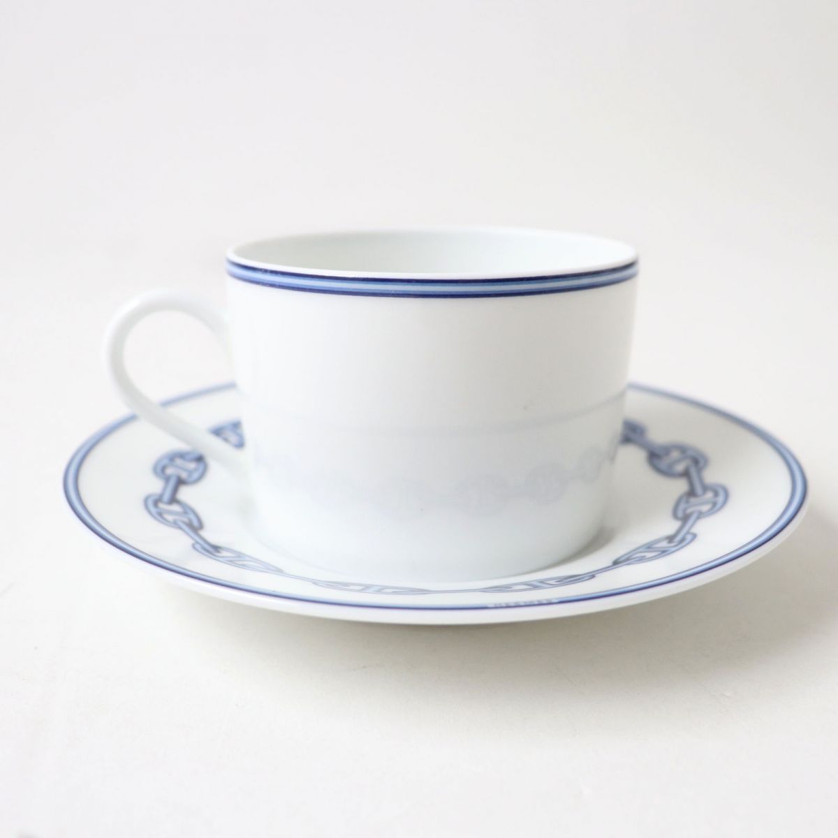 Hermes Chaine d'Ancre Cup Saucer Set