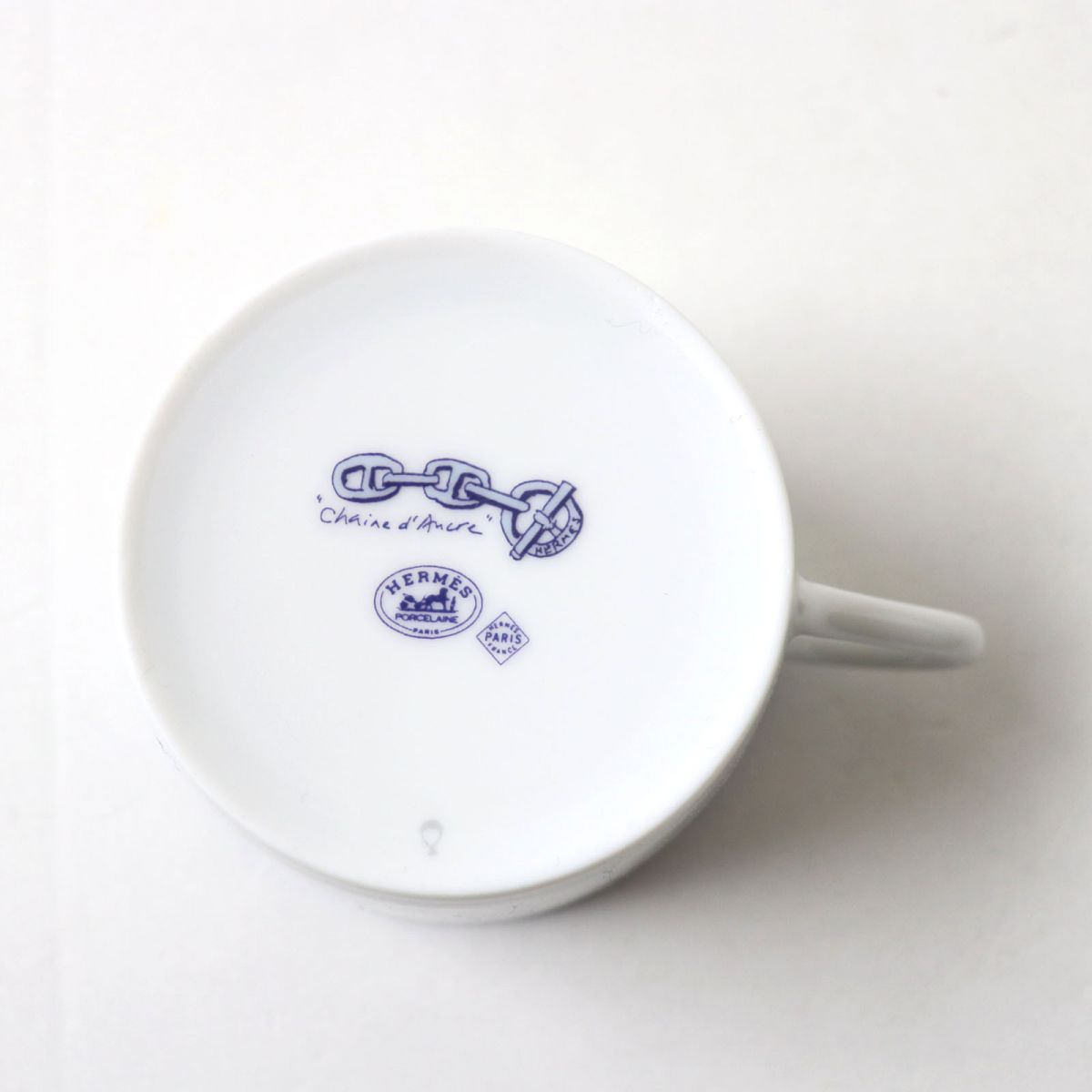 Hermes Chaine d'Ancre Cup Saucer Set