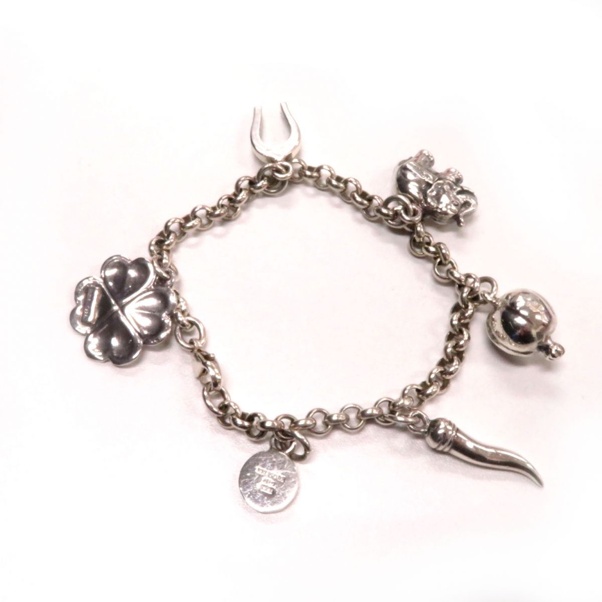 BELLEFORLE SV925 Lucky Charm Chain Bracelet