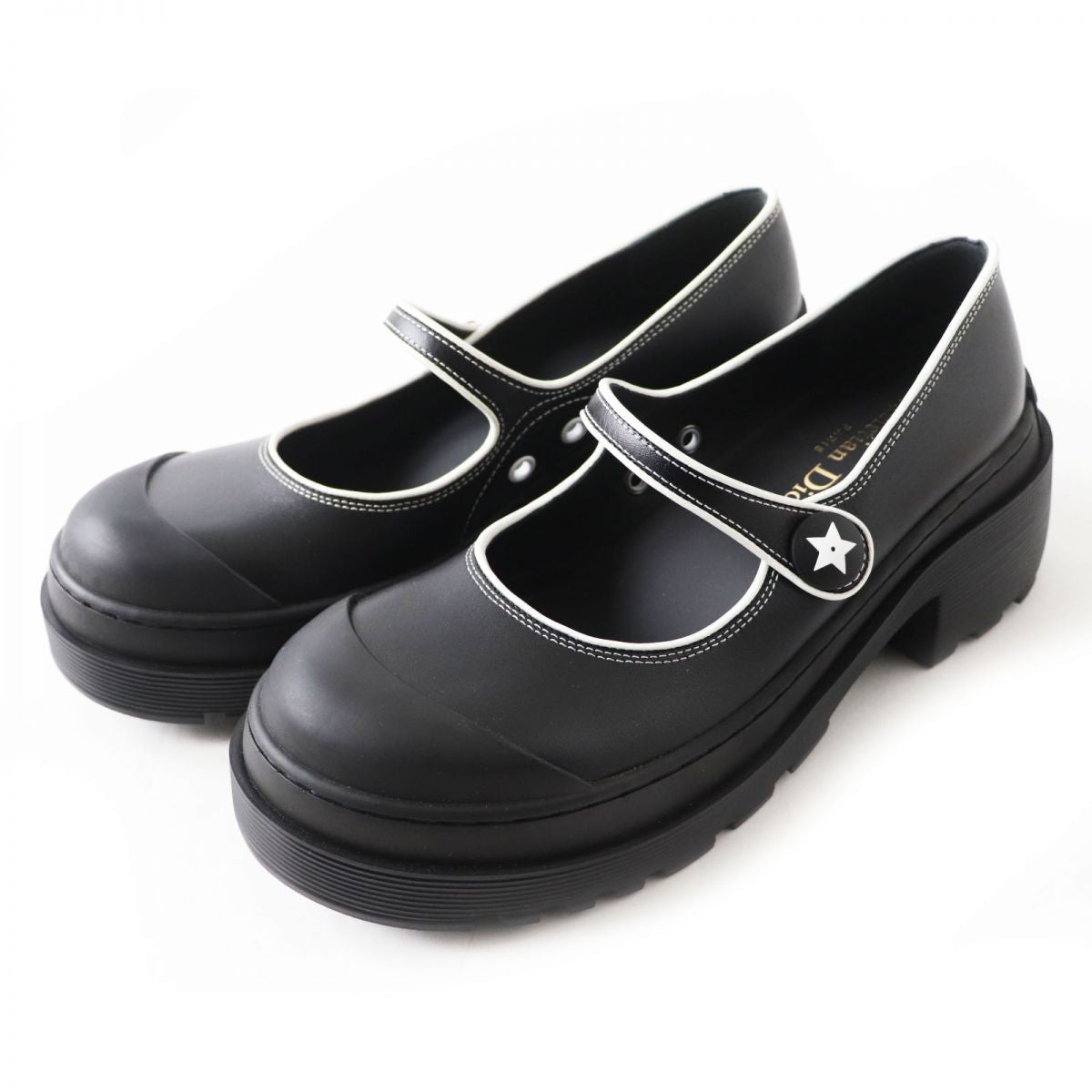 Christian Dior Women's Bicolor Platform Loafers Black/White